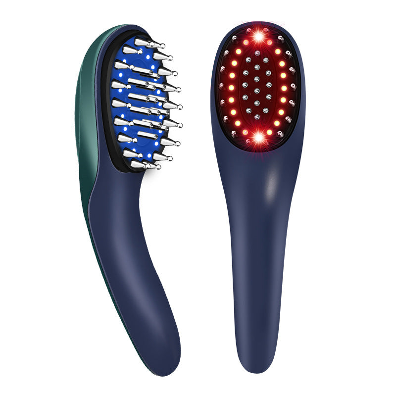 ELECTRIC LASER HAIR GROWTH COMB ANTI HAIR LOSS MASSAGE THERAPY ION VIBRATION RED BLUE LIGHT ELECTRIC LASER HAIR GROWTH
