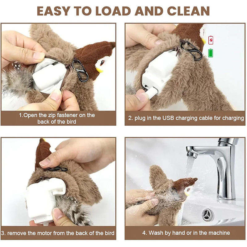 FLAPPY BIRD CAT TOY | EASY TO USE | PET TOY |